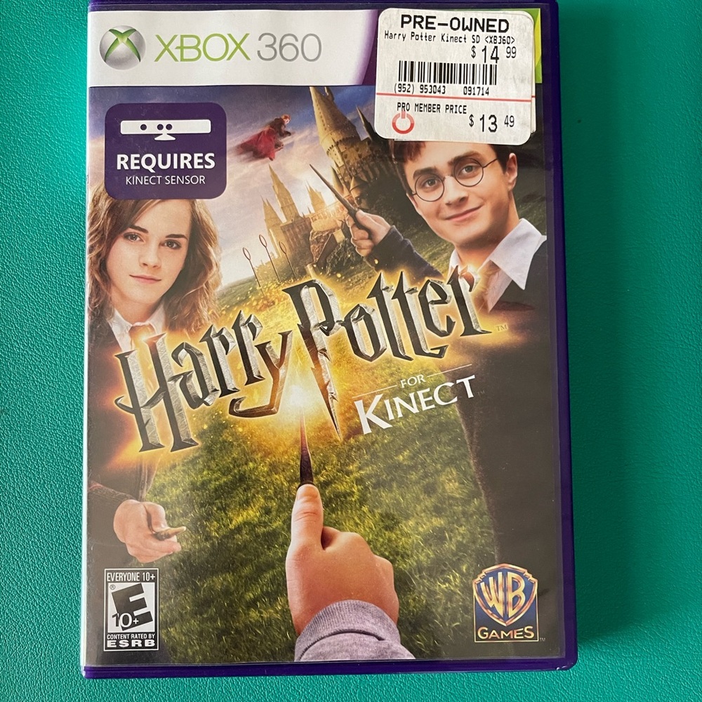 Harry Potter XBOX KINECT game